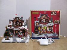 Lemax 2013 Santa's Workshop Lights Music & Animation Works Well See Video picture