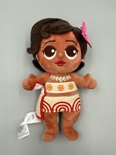 Disney Babies 12” Princess Baby Moana Stuffed Animal Doll No Blanket picture