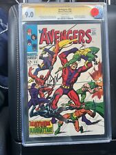 Avengers 55 Cgc 9.0 Signed By Roy Thomas picture