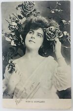 Vintage Gaynor Rowlands RPPC English Actress Postcard Nightingale of Wales picture