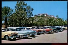1950s Vintage Phoenix AZ Wrigley Home Street Scene Many Old Cars Postcard SV1 picture