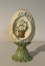 Vintage Avon Season's Treasures Egg Collection Floral Boutique 1994 Ornament picture