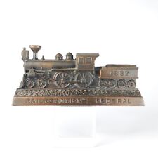 Vintage Banthrico Railroadmens Federal Savings Loan Train Coin Bank Indianapolis picture