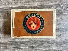 Vintage Red Dot Cigar Box Factory No. 122 District 50 picture
