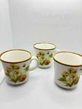 Mikasa Fresh From the Garden Coffee Tea Cups Natural Beauty C9060 Cottage Core picture