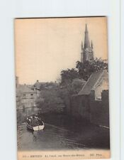 Postcard Le Canal Rue Neuve-des-Marais Bruges Belgium picture