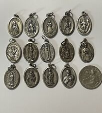 Vintage Medallions Catholic Saints Dead Stock Lot 001 picture