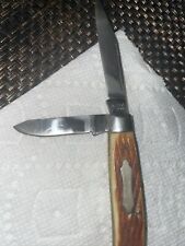 Vintage Sabre Folding 3 Blade Pocket Knife used picture