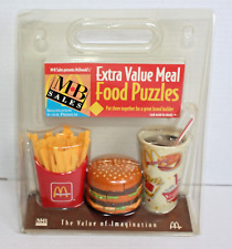 RARE 1993 McDonald's Extra Value Happy Meal Food Puzzle Prototype Toys MB Sales picture