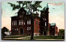 Vintage Postcard NY Lockport Union School Divided Back ~8362 picture