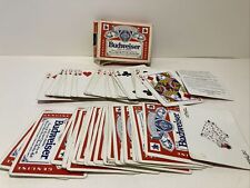 Vintage Budweiser Genuine Label Playing Cards 100% Complete picture