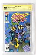 Ghost Rider #2 CBCS 9.4 Signature Series Signed Sketch Mark Texeira 1st Blackout picture