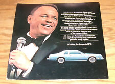 Original 1981 Chrysler Imperial FS Deluxe Sales Brochure Frank Sinatra picture