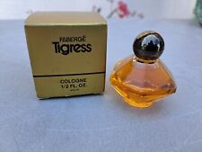 vintage Faberge Tigress perfume 0.5 fl oz 1/2 ounce cologne in rare bottle picture