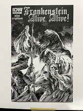 FRANKENSTEIN ALIVE, ALIVE #1 IDW Retail Incentive EXCLUSIVE Sketch COVER Scarce picture