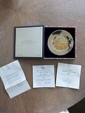 Thomas Jefferson Bicentennial Independence 24K Gold Plate Silver Franklin Mint picture