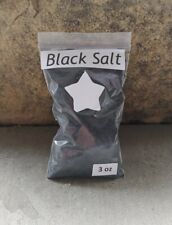 Black Salt +Sage-3oz-Banish Bad People & Negativity Without Threefold Return picture