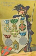 1880's-90's R. H. Macy Macy's NY Italy Italian Scene Soldier Medals P67 picture