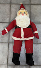 Large 40” Vintage Santa - Beautifully Stitched RARE picture