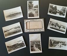 Victoria, BC, Set of 7 B&W  Real Scene Graph Photos, in Postcard envelope 1940s picture
