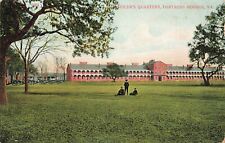 Hampton Virginia Postcard Civil War Fort Monroe Officer's Quarters About 1910 Q picture