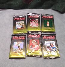 1995 Coca Cola Collectors Trading Cards Series 4 Factory Sealed 6 Packs picture