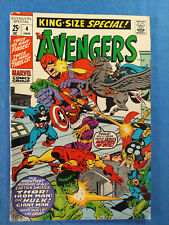 Avengers King Size Special #4 🔥High Grade🔥 1971 Marvel Hulk Thor Iron Man picture