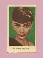 1957 Dutch Gum Card S #208 Audrey Hepburn picture