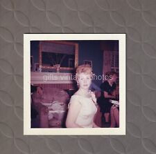 ORIGINAL Found COLOR Photograph 1961 Engangement Party C2341 picture