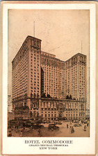 Vintage C 1920 Hotel Commodore Grand Central Terminal New York City NY Postcard picture