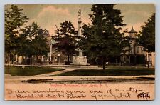 c1905 Soldiers Monument Port Jervis NY ANTIQUE Postcard picture