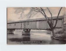 Postcard Old Covered Bridge Over 100 Years Old picture