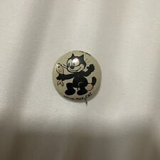Vintage 1946 Felix the Cat Comics Characters Cereal Kellogg's PEP Pinback Button picture