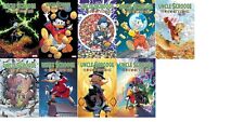 UNCLE SCROOGE AND THE INFINITY DIME #1 SET of 9 COVERS DISNEY FOIL PRESALE ROSS picture