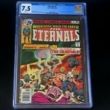 Eternals #2 (Marvel 1976) 💥 CGC 7.5 WHITE PG 💥 1st App AJAK & CELESTIALS Comic picture