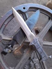 CUSTOM Handmade D2 TOOL Steel RE4 Leon Kennedy's Knife, Full Tang ,Bowie KNIFE picture