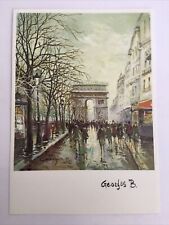 Paris Champs Elysees Postcard picture