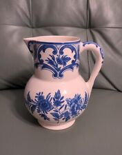 Authentic Vintage Tiffany & Co. Delft Porcelain Pitcher Jug  picture