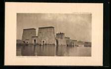 CPA Philae, Isis Temple, Seen from the Water  picture