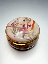 Halcyon Days Enamel CHINESE PALACE Dynasty Asian ASHMOLEAN MUSEUM Trinket Box picture