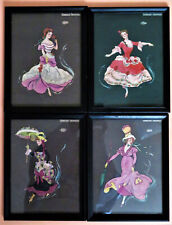4 Turkish Trophies 1700's-1800's Women Period Gowns Premium Tobacco Cards Framed picture