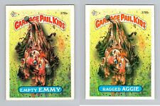 1987 Topps Garbage Pail Kids Series 9 EMPTY EMMY 378a & RAGGED AGGIE 378b GPK picture