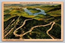 Lake Placid NY Aerial View Whiteface Mountain Memorial Hwy VINTAGE Postcard picture