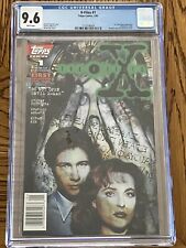 1995 X-Files #1 Topps Comic 1st Issue CGC 9.6 White Pages Agents Mulder Scully picture