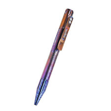 Titanium Alloy Pocket Ballpoint Pen Office Write Signature Pen w/Clip EDC Tools picture