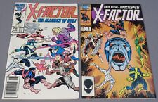 X-FACTOR #5 & 6 (Apocalypse 1st Full & Cameo appearance) Marvel Comics 1986 picture