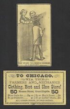 c1870 H804-31 Baseball Trade Card - Comic Series- What Means the Sudden Darkness picture