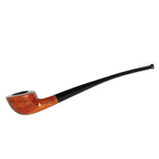 Long Bent Stem Churchwarden Pipe Rosewood Reading Tobacco Pipe picture