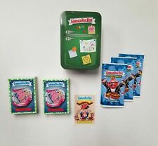 2021 Topps Garbage Pail Kids FOOD FIGHT Complete Card GREEN PARALLEL SET w/ TIN picture