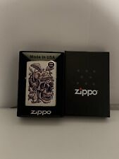 *NEW* Zippo Genuine Windproof Lighter, Skull Shroom Design, 49786 picture